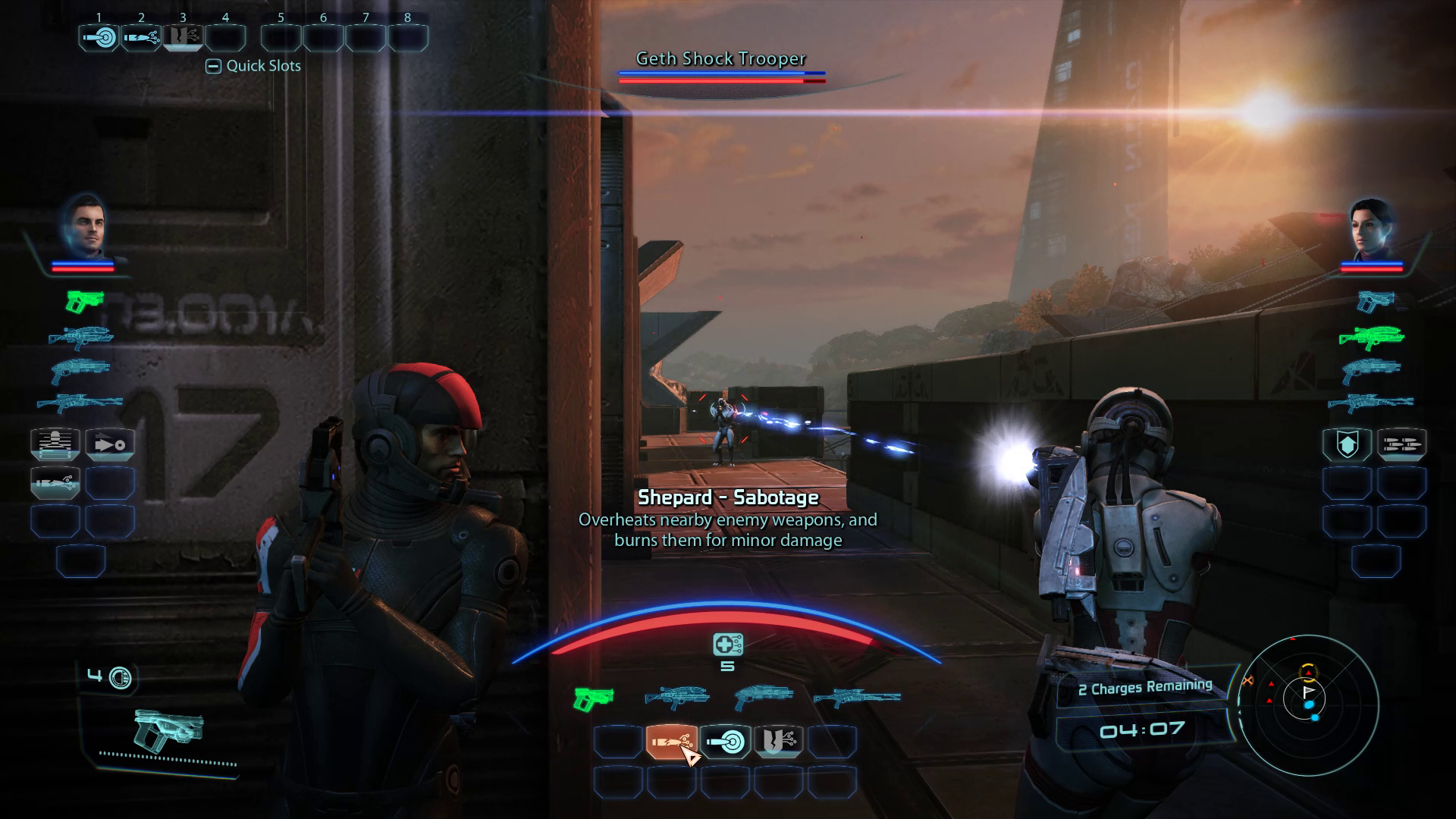 Engineer Sabotage Command HUD