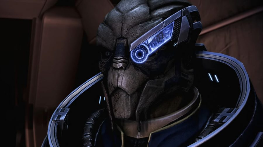 Garrus, one of the romantic options in Mass Effect