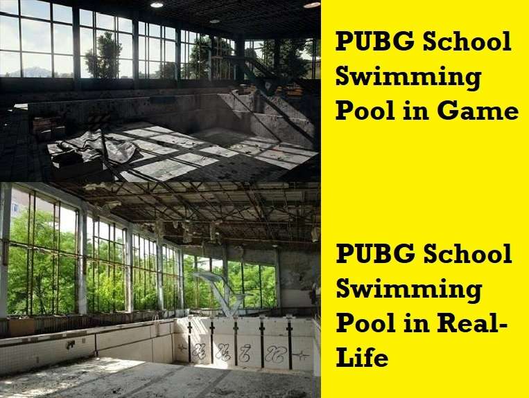 PUBG Mobile Real Life School Swimming Pool