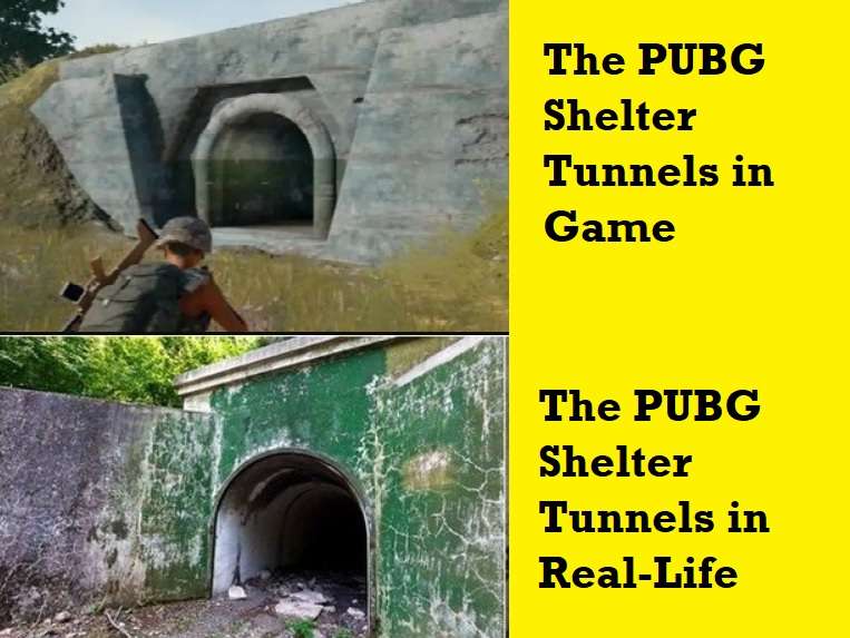 The PUBG Shelter Tunnels in Real-Life