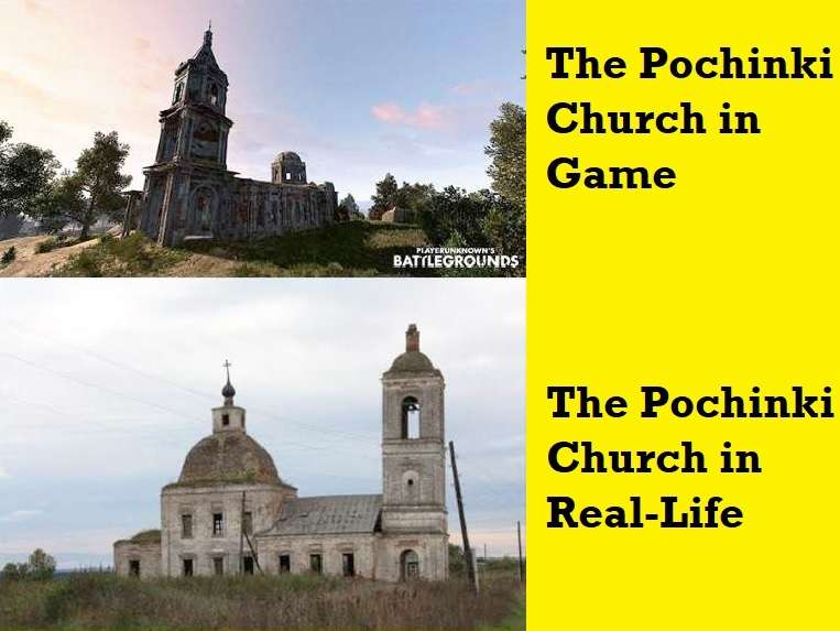 The Pochinki Church in Real-Life