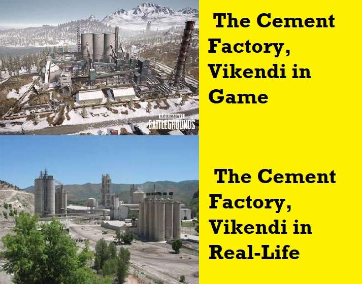  The Cement Factory, Vikendi in Real-Life