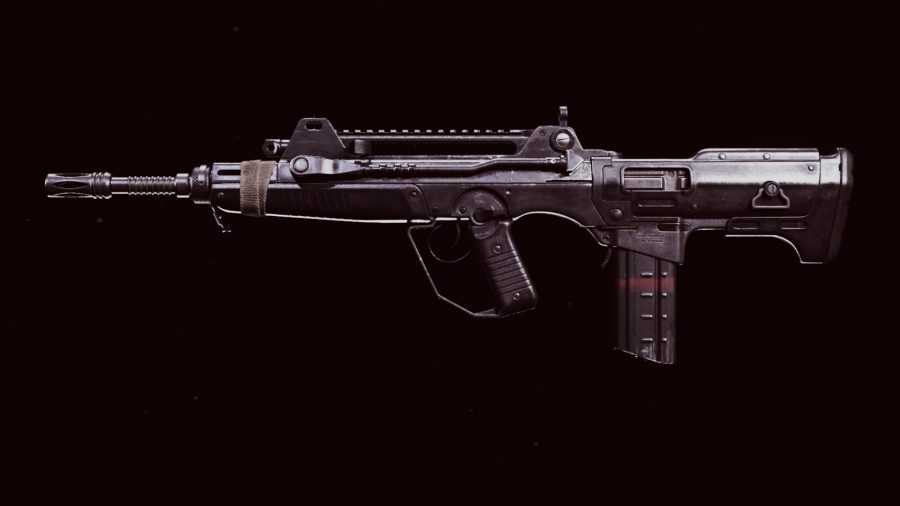 The stock FFAR 1 assault rifle in Call of Duty Warzone's preview weapon menu