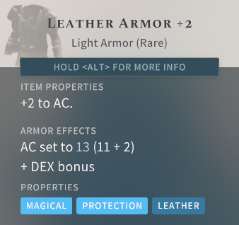 Solasta Leather Armor +2