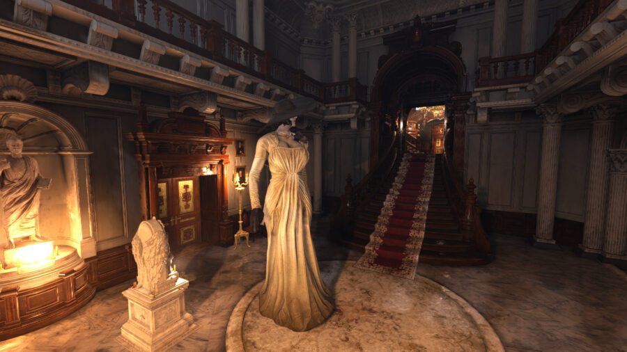 Resident Evil Village modded to make Lady Dimitrescu even taller ...