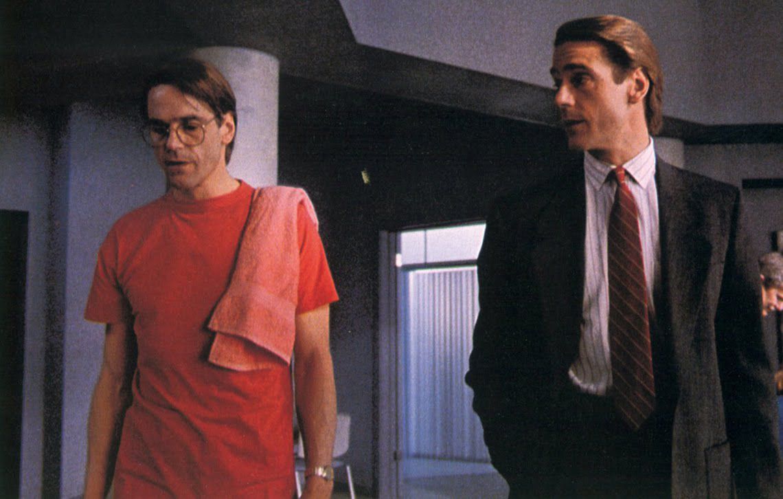 Jeremy Irons as Beverly and Elliot Mantle in David Cronenberg’s Dead Ringers