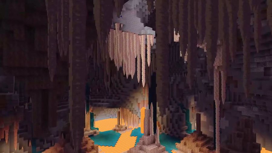 Minecraft dripstone caves