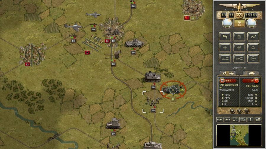 A conflict taking place in one of the best tank games, Panzer Corps
