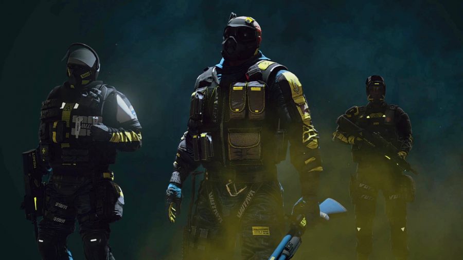 Another three-person operator team in Rainbow Six Extraction.