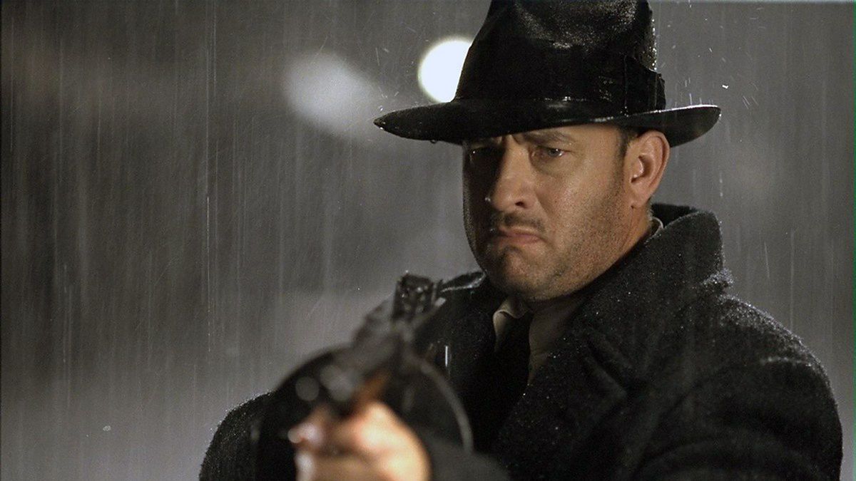 Tom Hanks as mob enforcer Michael Sullivan, Sr. in Road to Perdition