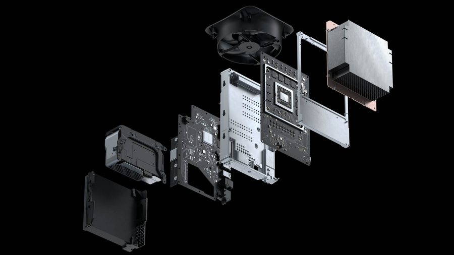 Xbox Series X exploded view