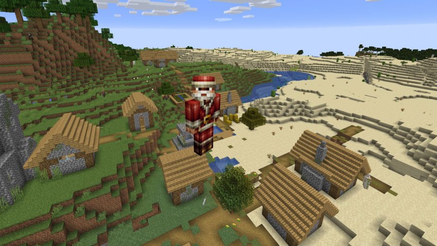 Minecraft skins Santa HD