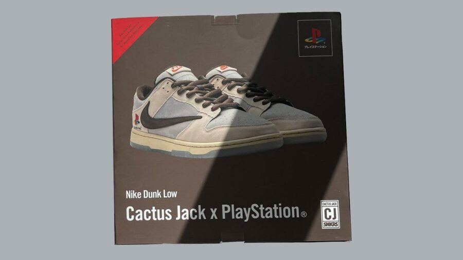 Travis travis scott playstation dunks Scott x Nike x PlayStation Dunk Lows Have A PS1 Box - Kaiju