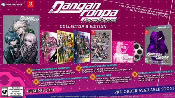 Danganronpa Decadence Collectors Edition