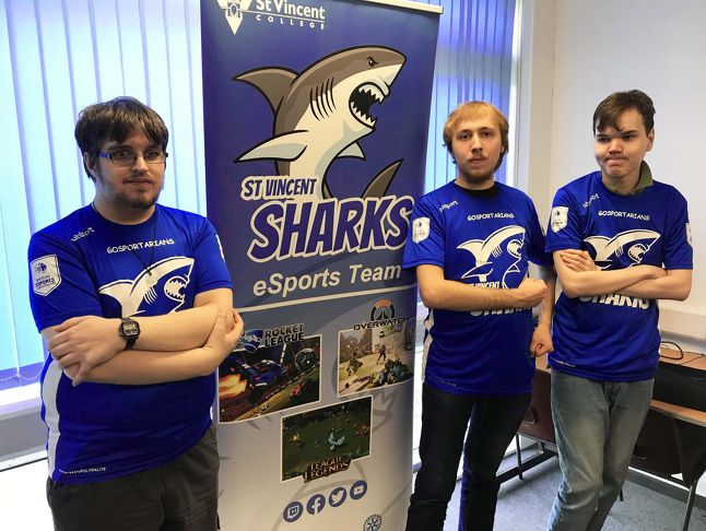 UK esports team St Vincent Sharks has a mix of players both with and without disabilities