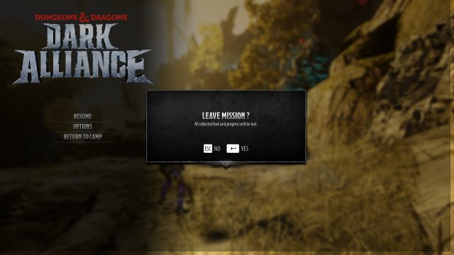 D&D Dark Alliance Lost Loot After a Failed Mission