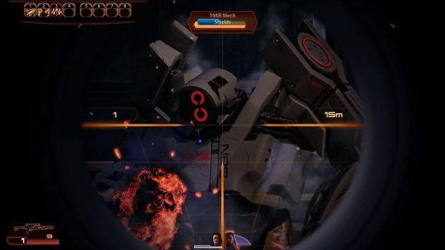 Mass Effect 2 Sniper Rifle in Combat (Infiltrator)
