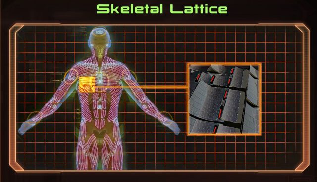 Mass Effect 2 Skeletal Lattice