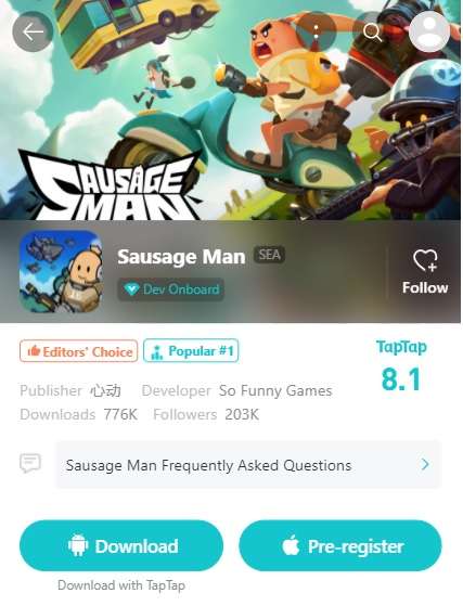 Sausage man Tap tap Download