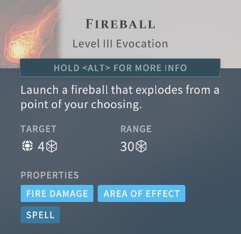 Solasta Fireball Spell