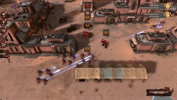 Warhammer 40000: Battlesector gameplay