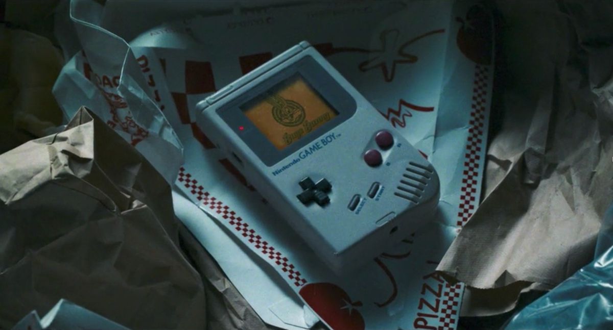 A Game Boy in the trash from Space Jam: A New Legacy