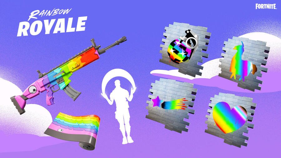 Rainbow Royale in Fortnite