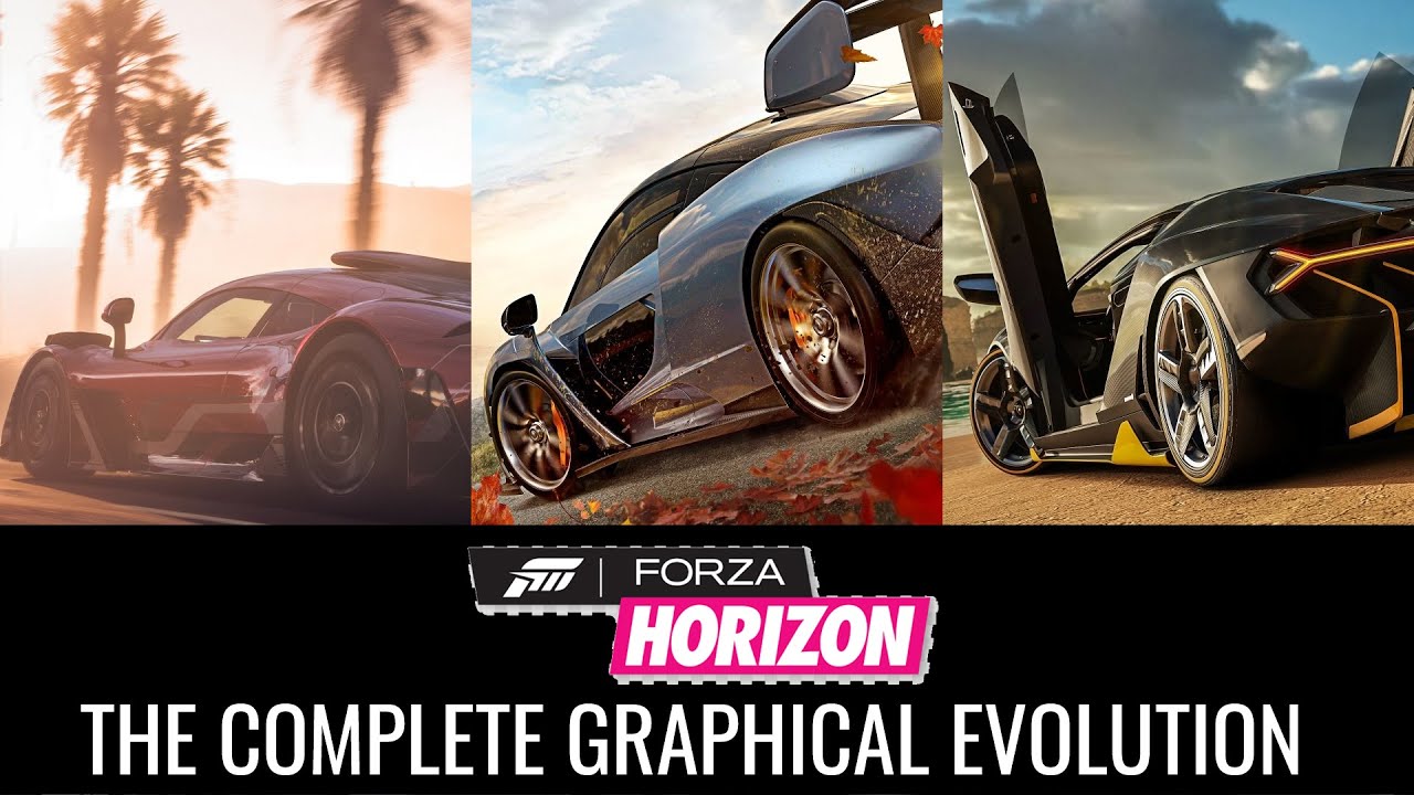 The Complete Graphics Evolution of Forza Horizon Series [1 To 5]
