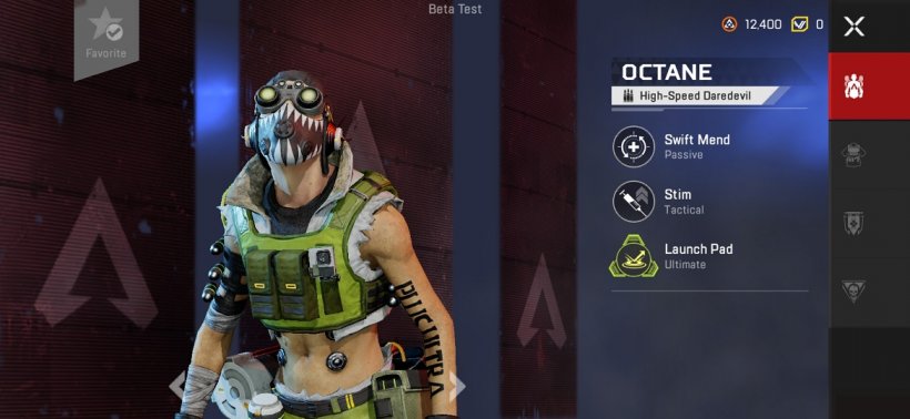 Apex Legends Mobile Octane abilities