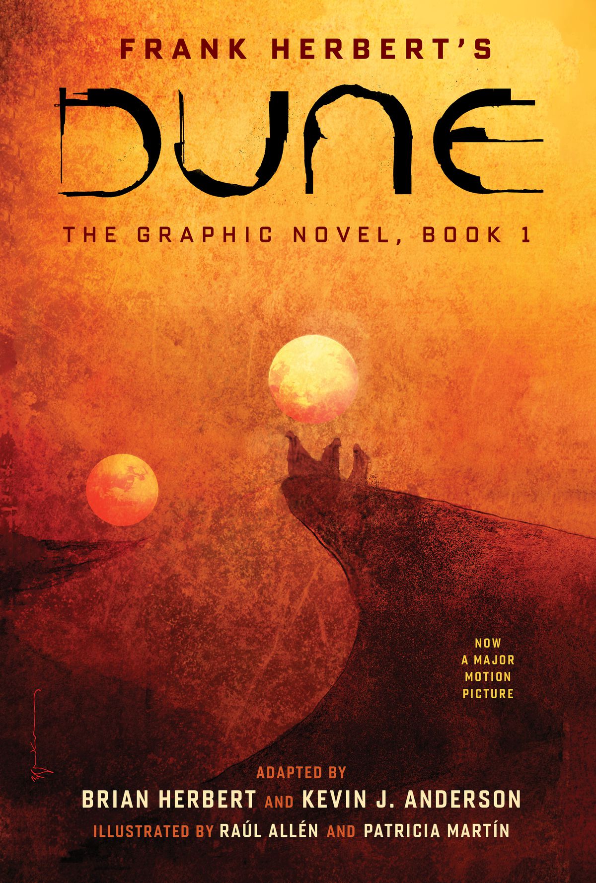 Cover art, and text, for Dune: The Graphic Novel, Book 1