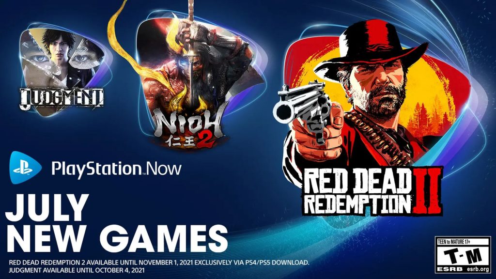 PlayStation Now_Nioh 2, Judgment and Red Dead Redemption 2