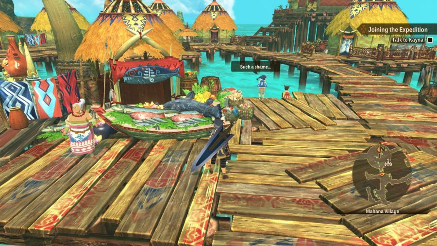 Coastal village in Monster Hunter Stories 2