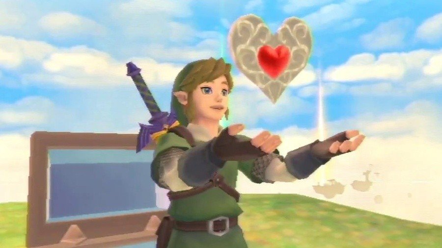 Skyward Sword on Wii made collecting items a pain in the... heart.