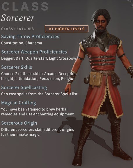 Solasta New Sorcerer Class