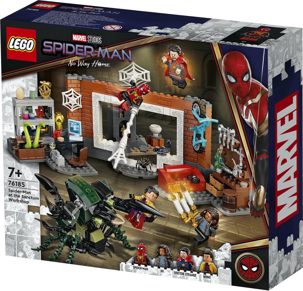 Product art for the Lego Spider-Man: No Way Home Sanctum Workshop set