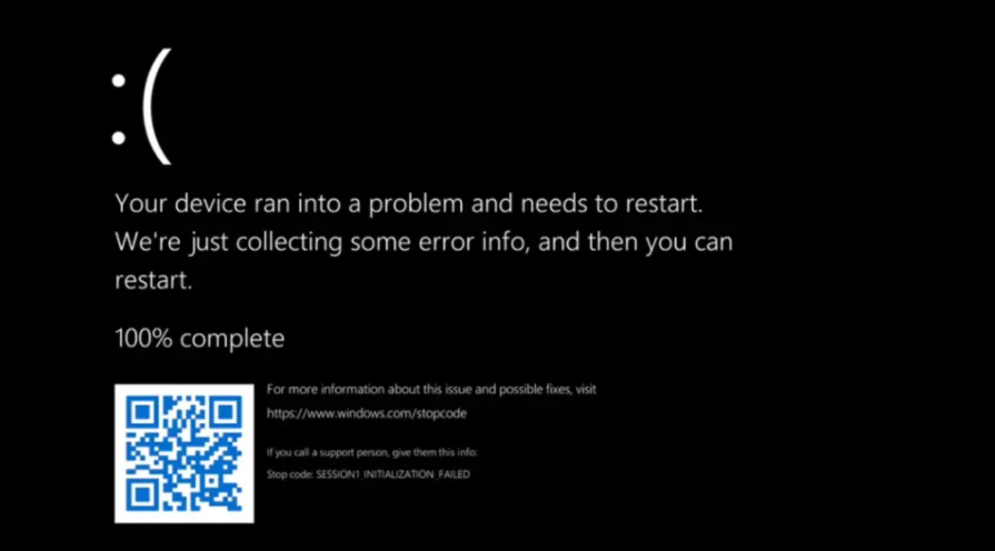 blue screen with death whengaming