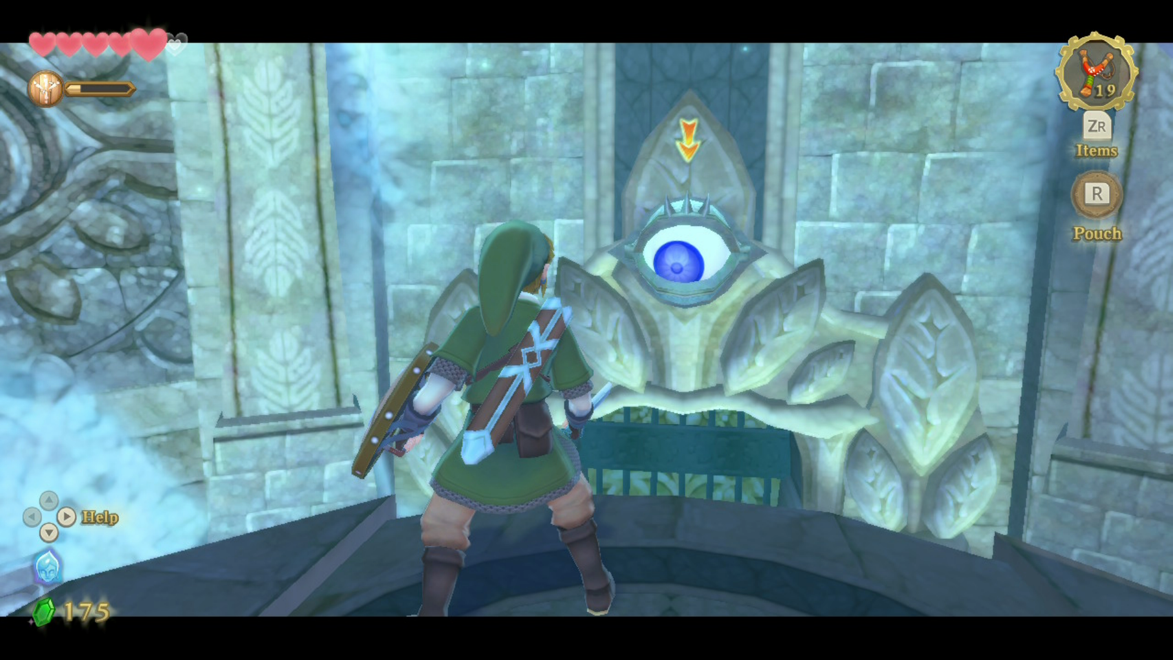 Zelda Skyward Sword: how to open the eye door puzzles - Kaiju Gaming.