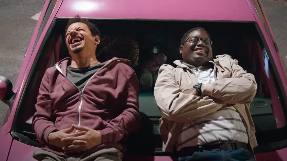 Eric Andre and Lil Rey Howery as Chris Carey and Bud Malone in Bad Trip