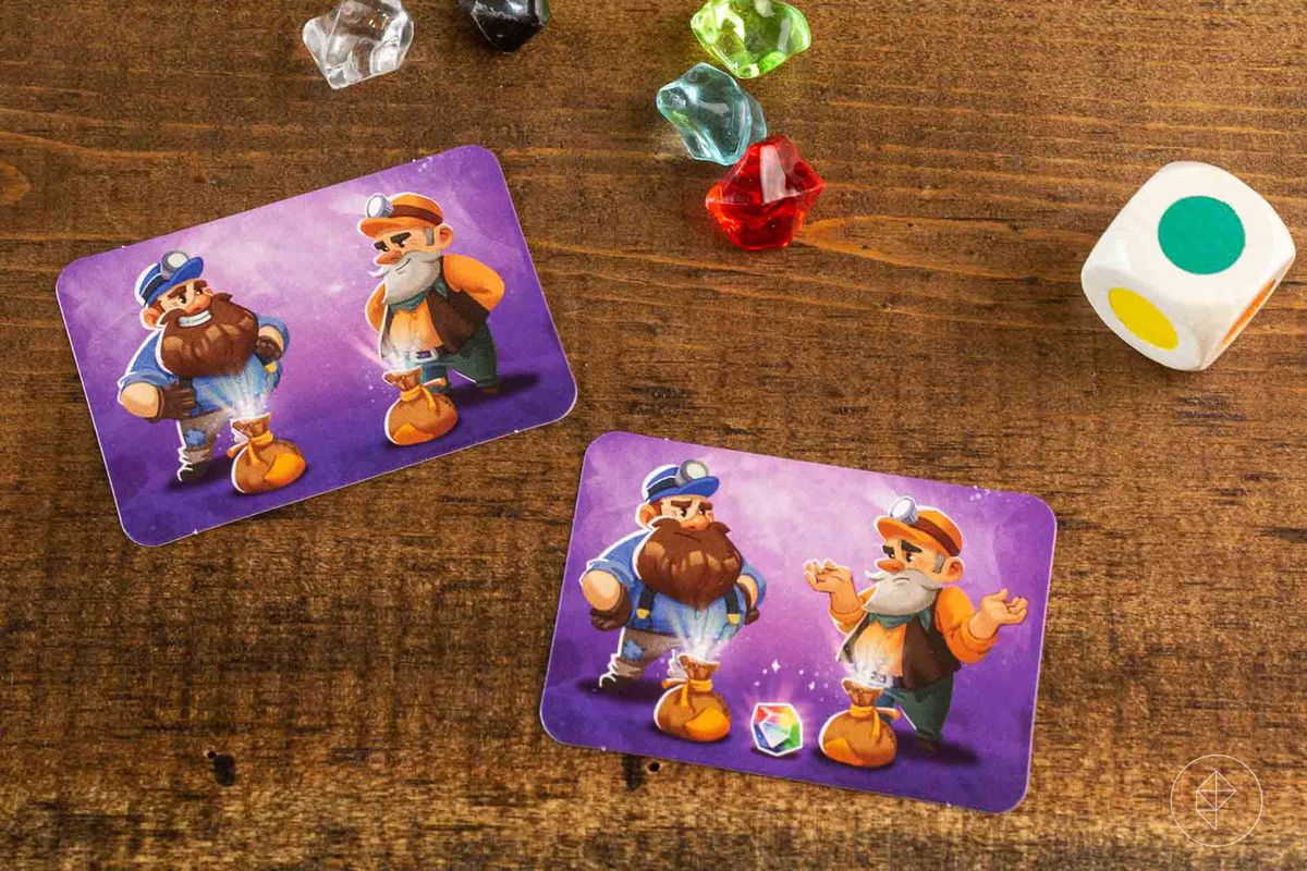 Cards showing odd and even numbers.