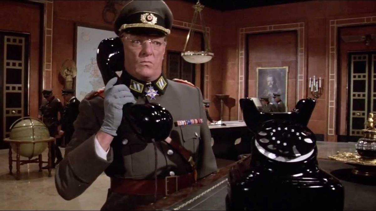 Top Secret: Nazi picks up a giant phone