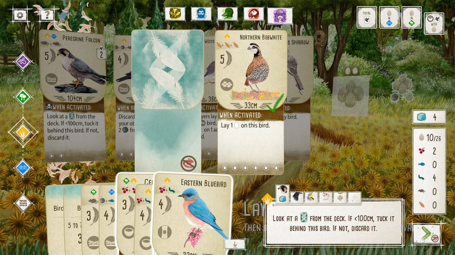 In Wingspan, one of the best card games, you must create appealing habitats for all sorts of birds.