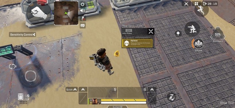 Apex Legends Mobile gold helmet