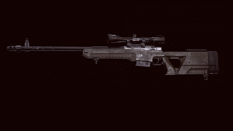 The LW3 Tundra sniper rifle in Call of Duty: Warzone