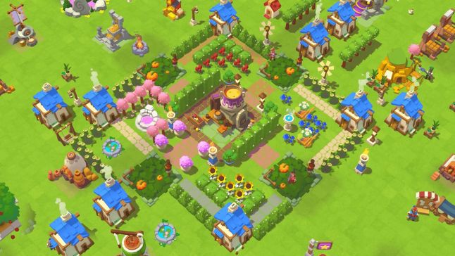 Everdale's core mechanics are peaceful, unlike the competitive nature of Clash of Clans