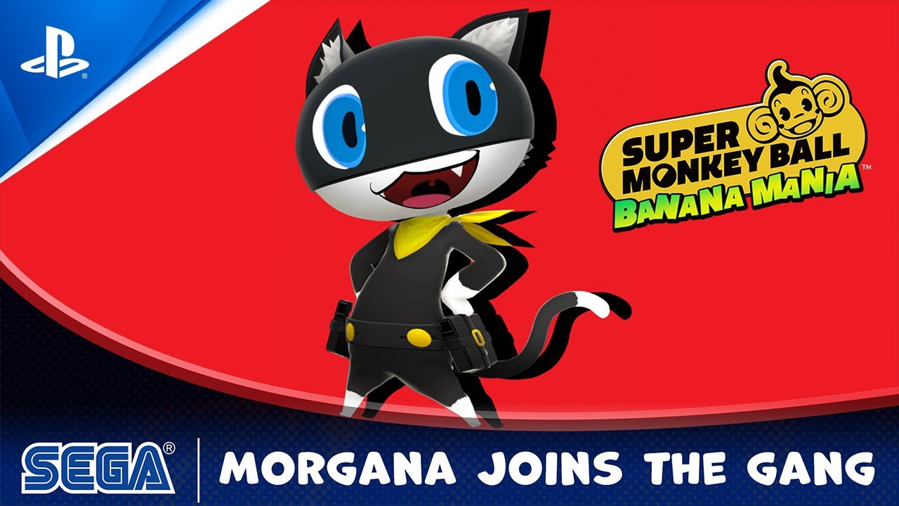 Super Monkey Ball Banana Mania: Morgana from Persona 5 joins the monkey gang