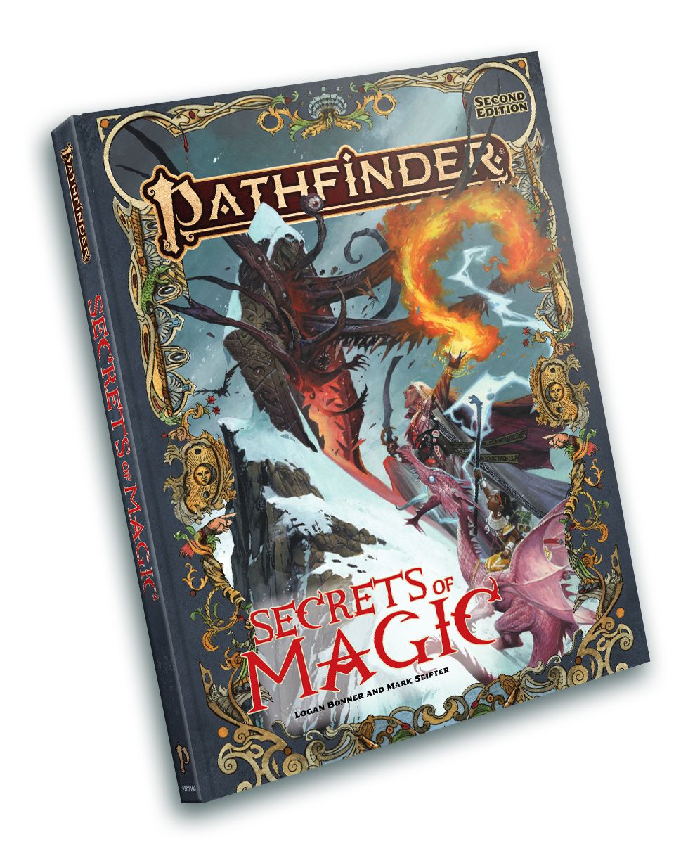 Cover art for Pathfinder Secrets of Magic.