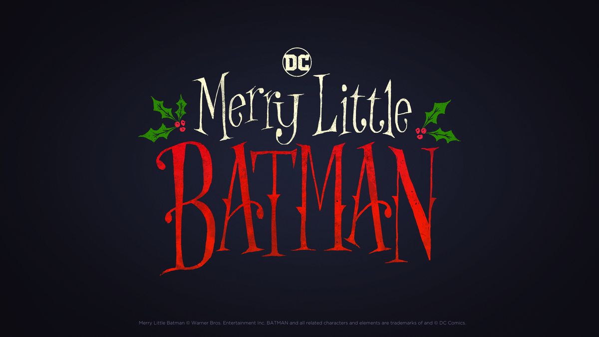 Title treatment for Merry Little Batman