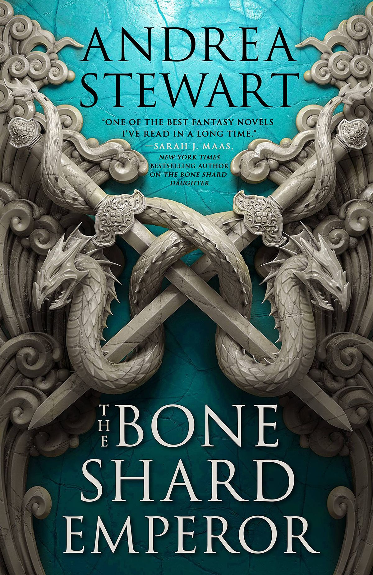 The Bone Shard Emperor by Andrea Stewart book cover
