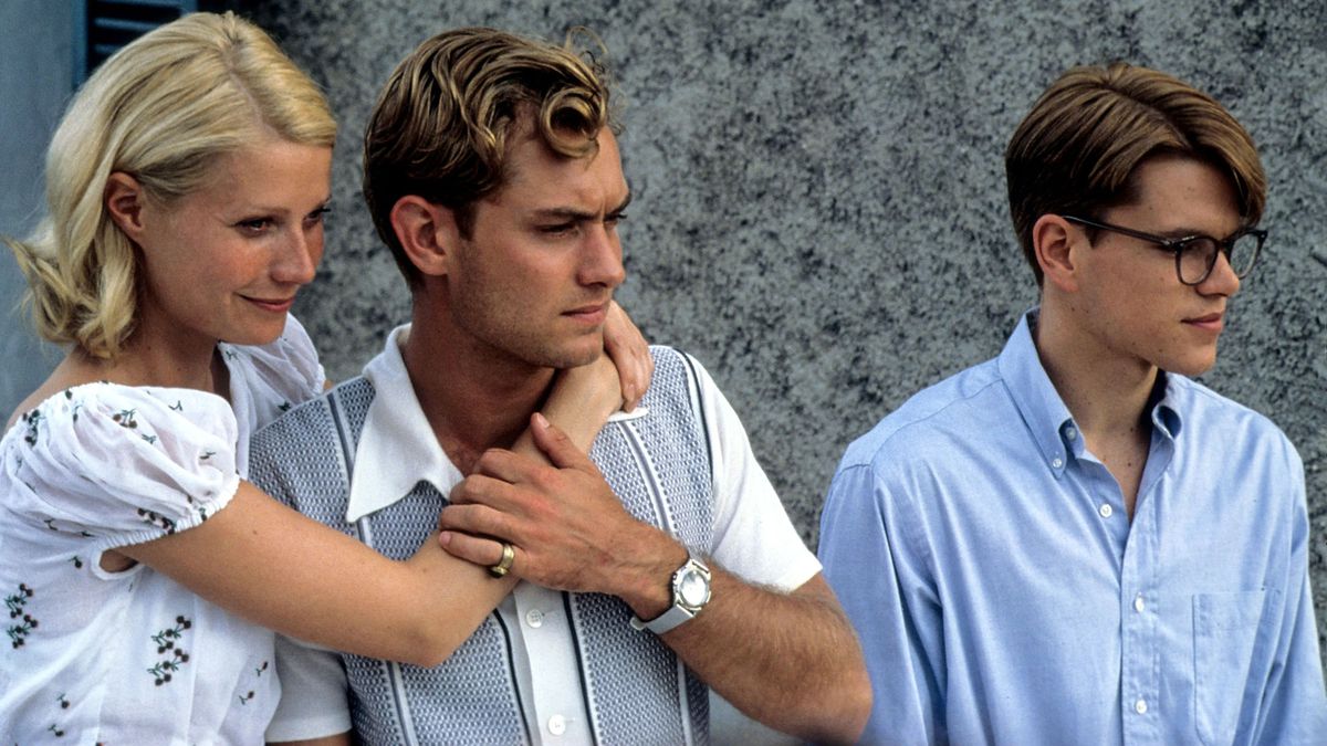 Gwyneth Paltrow, Jude Law, and Matt Damon in The Talented Mr. Ripley.