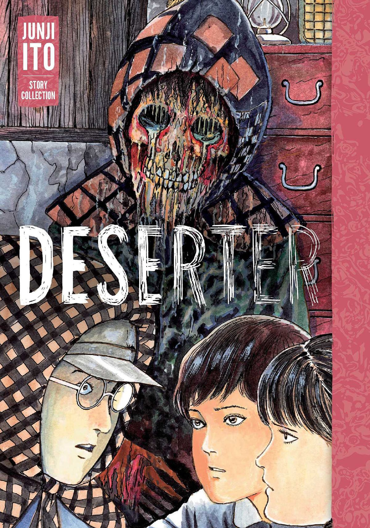 A mummified corpse on the cover of Deserter (2023). 